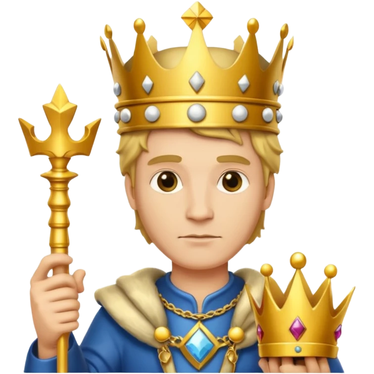 Koning van schaken emoji