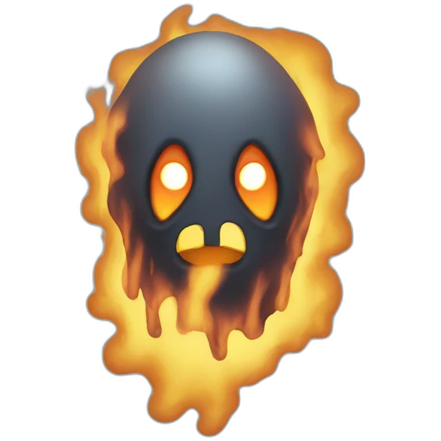Fantasma con cara de diablo  emoji