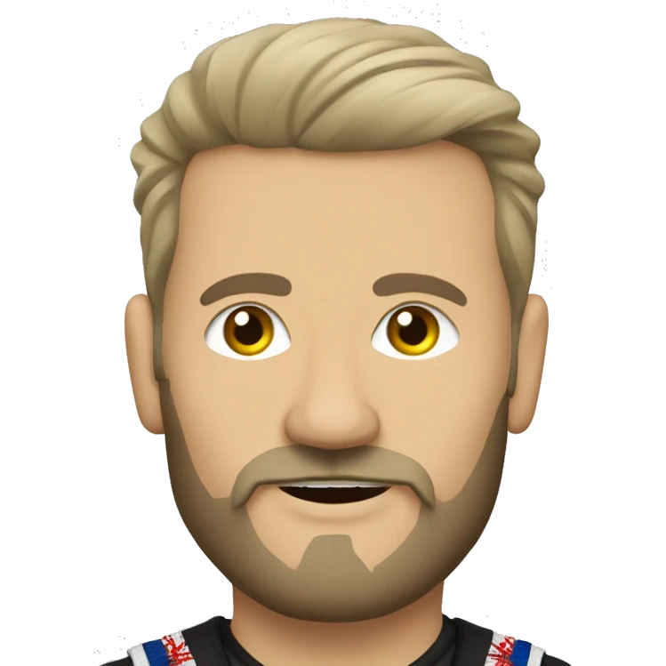 Baltic German Russian Métis Country Punk Guy emoji