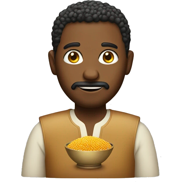 man in couscous emoji