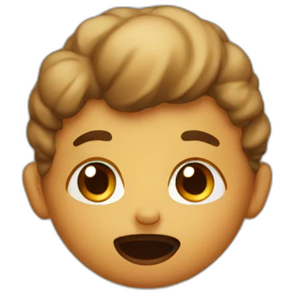 Toddler poop emoji
