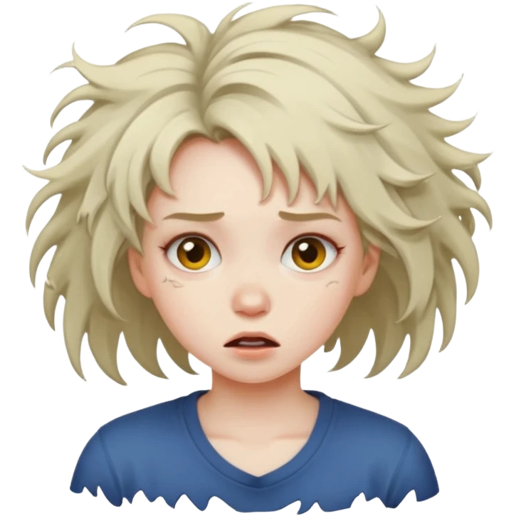 girl crashing out emoji