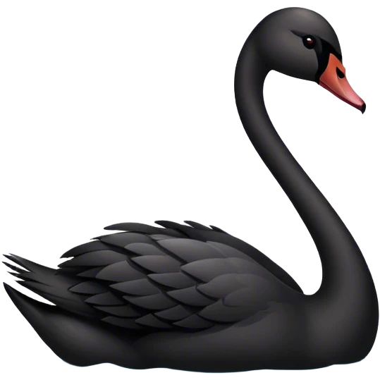 Black swan emoji