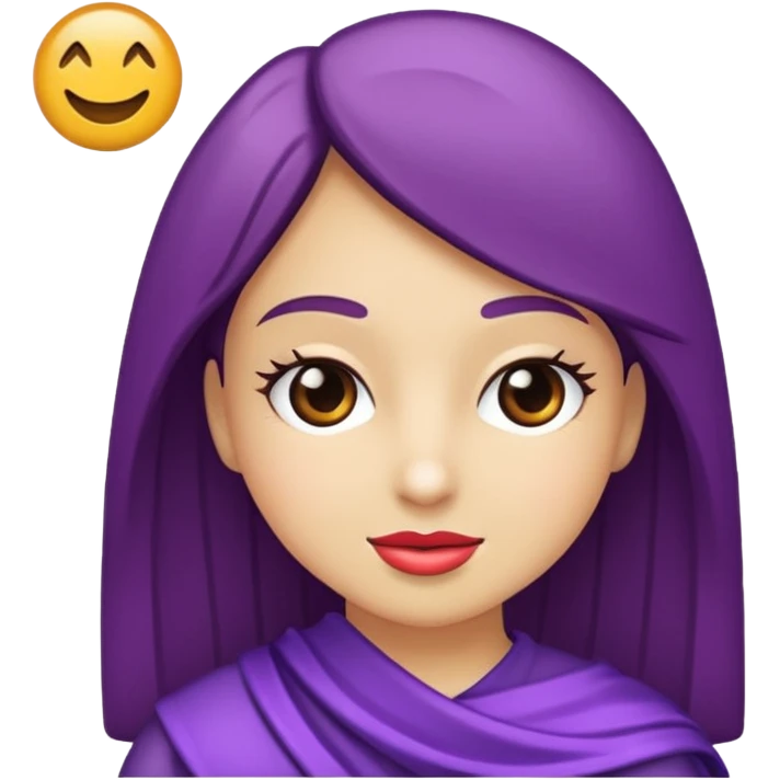 bala doce branco e roxo emoji