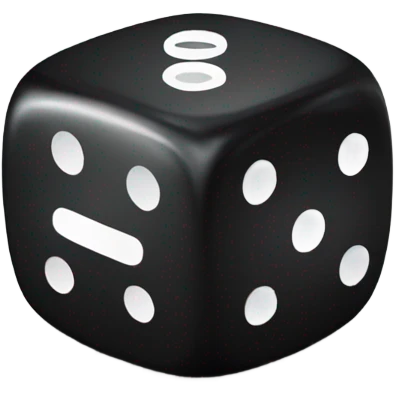 black dices emoji