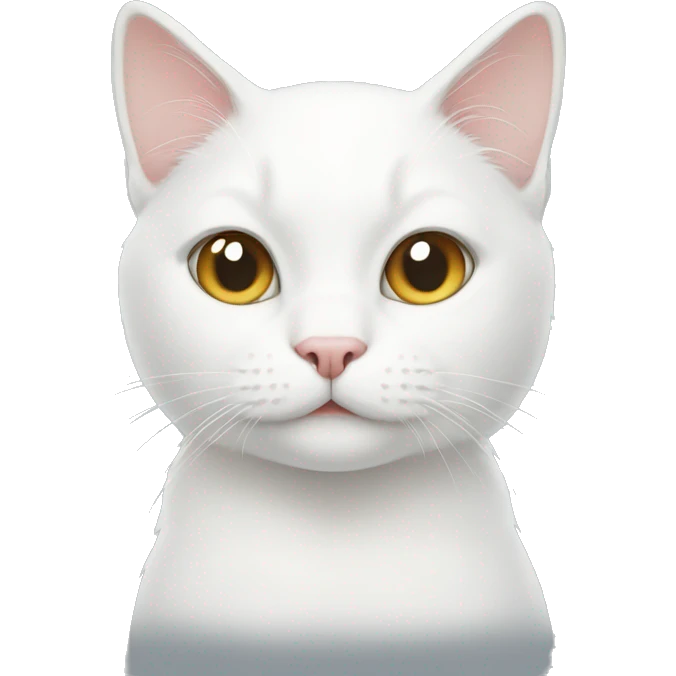 White cat emoji