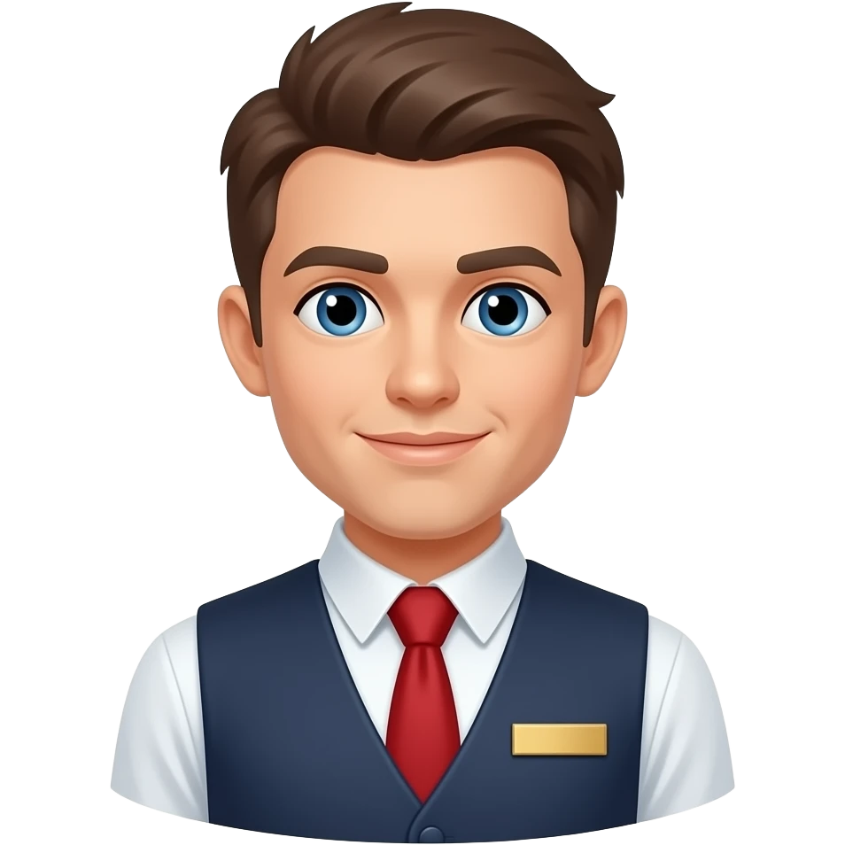 in hotels worker emoji