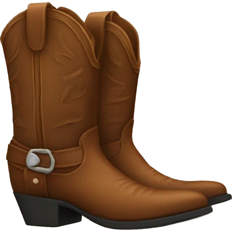 cowboy boots emoji