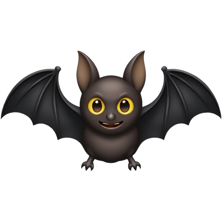 bat flying emoji