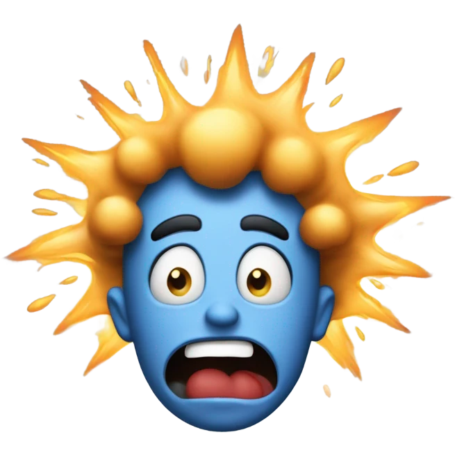Mind blown literally 😊 emoji