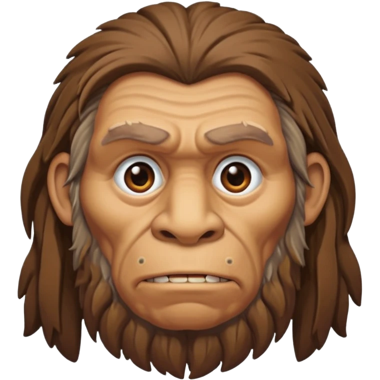 old Neanderthal emoji