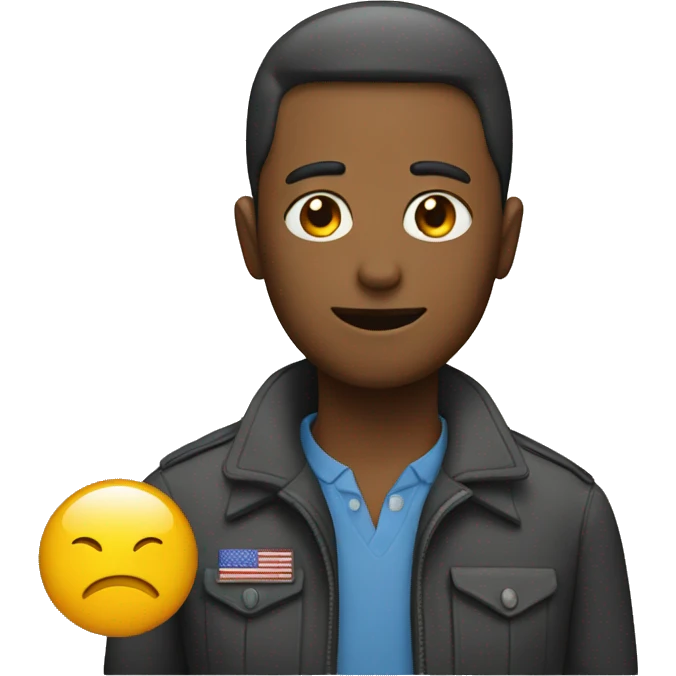 person with a pla emoji