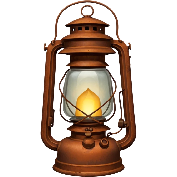 old lantern emoji