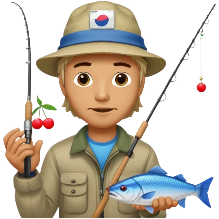 Открытка С Днем рождения тестя. ему 72 года. без текста. тема авто и рыбалка. номерной знак E055AE48 должен быть российским.  автомобиль - вишневая Daewoo Nexia. emoji