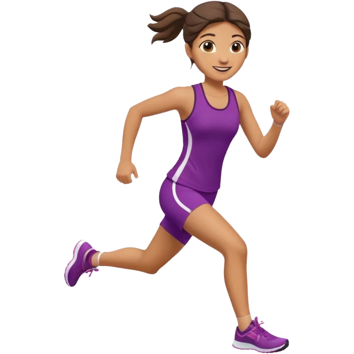 girl running emoji
