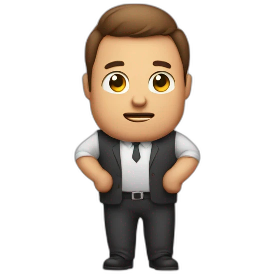 Big stomach man emoji