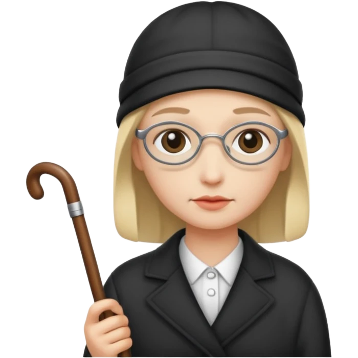 blind person emoji