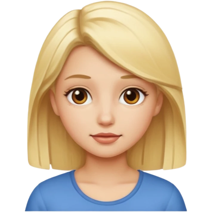 blonde girl emoji