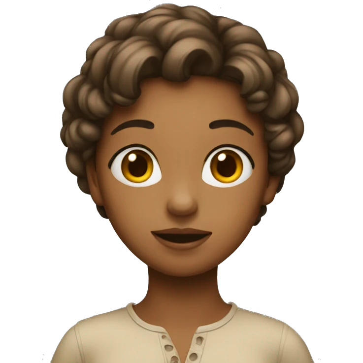 Fille qui rougit emoji