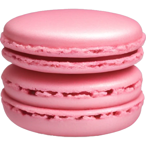 a pastel pink Macaron emoji