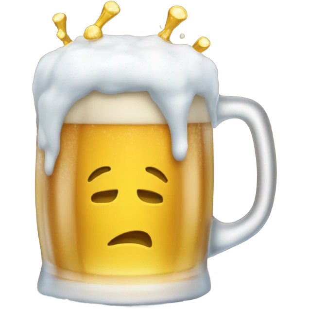 Still life beer mug  emoji