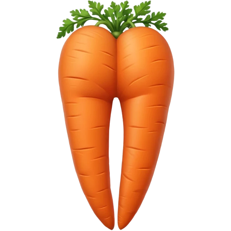 carrot between buttocks emoji