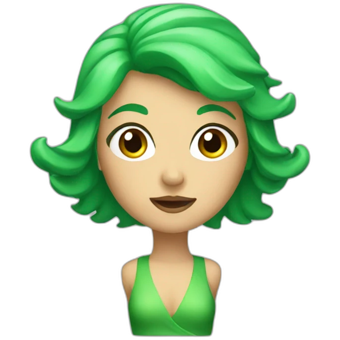 Green siren emoji