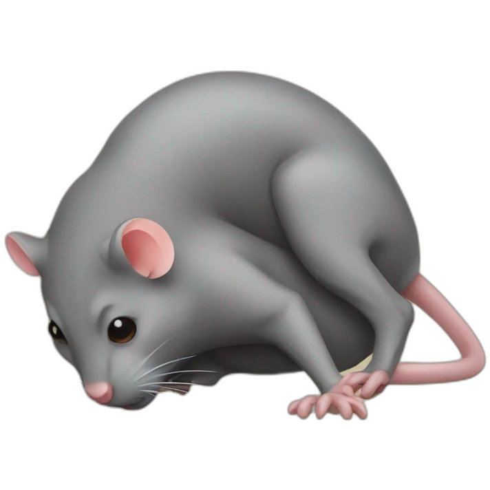 rat wrestling emoji
