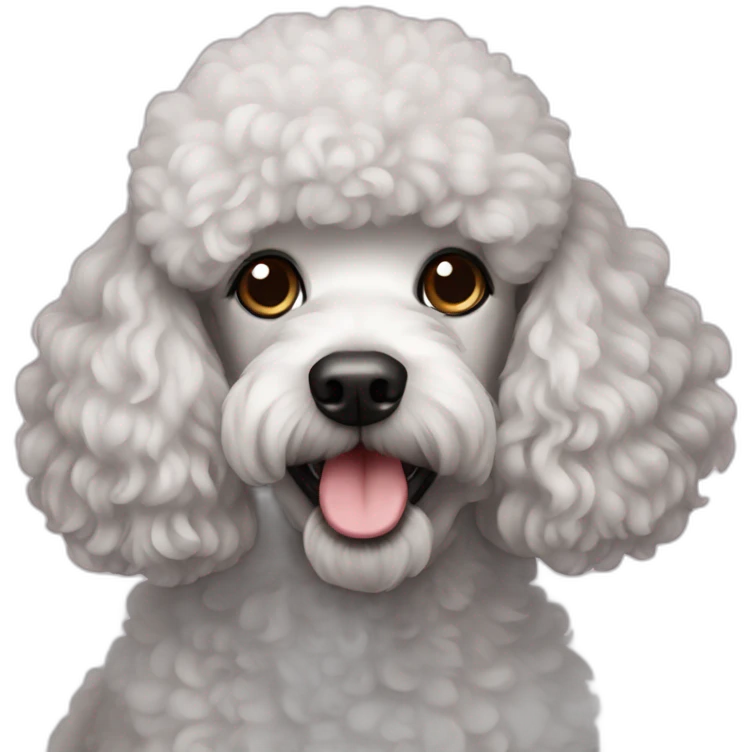 Poodle emoji