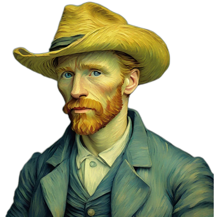 Vincent Van Gogh peinture emoji