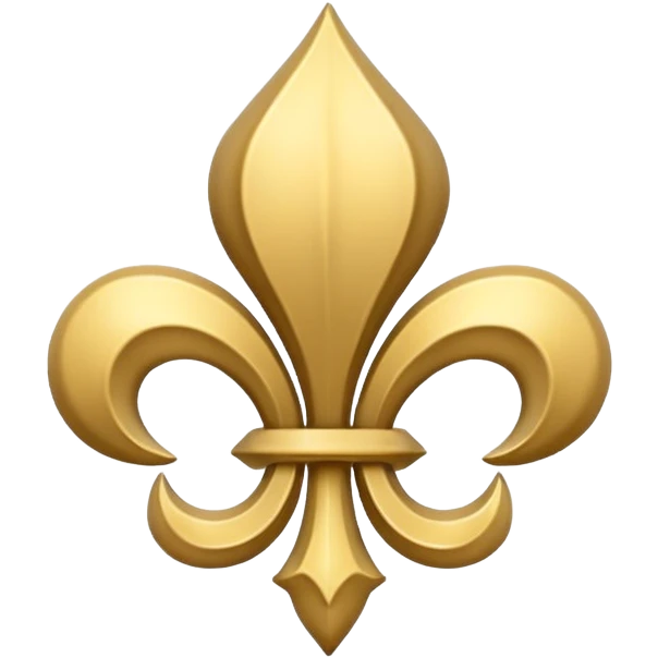 Fleur de lys blanche emoji