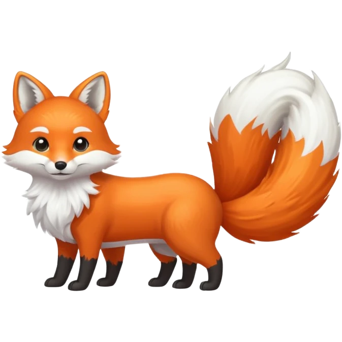 Fox tail emoji