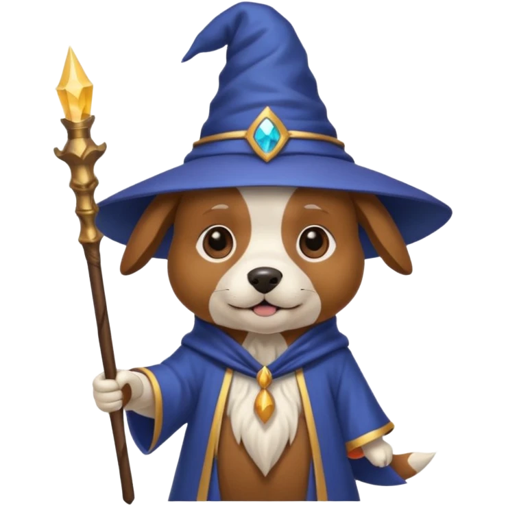 DOG WIZARD emoji