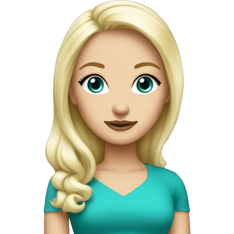 Blond Russian Tiffany sales professional emoji