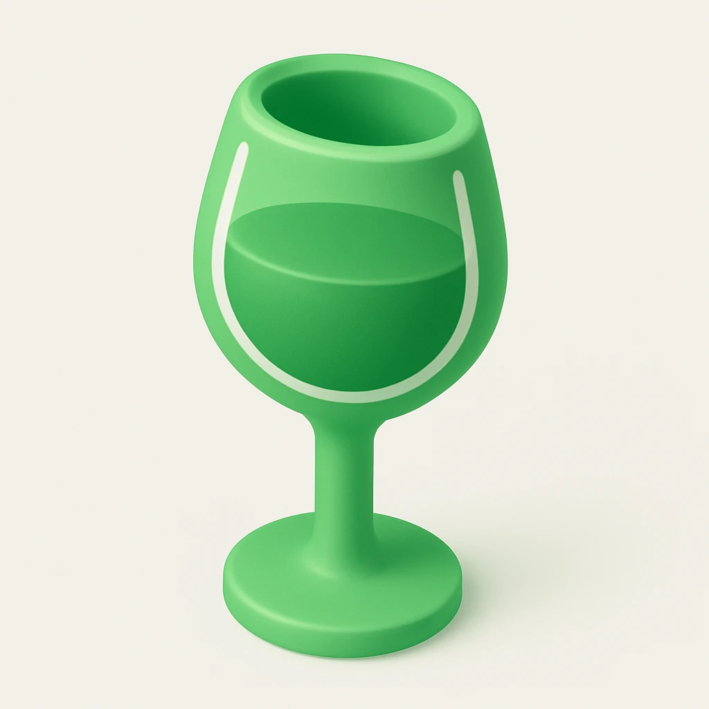 wine glass emoji