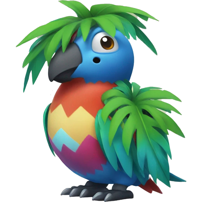 Colorful tropical Pokémon  emoji