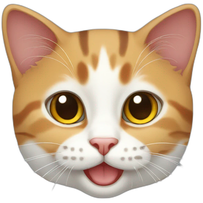 Tricolor cat emoji