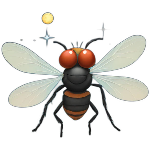 Fly me to the moon emoji