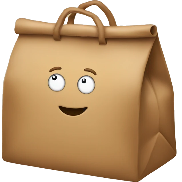 Brown bag emoji