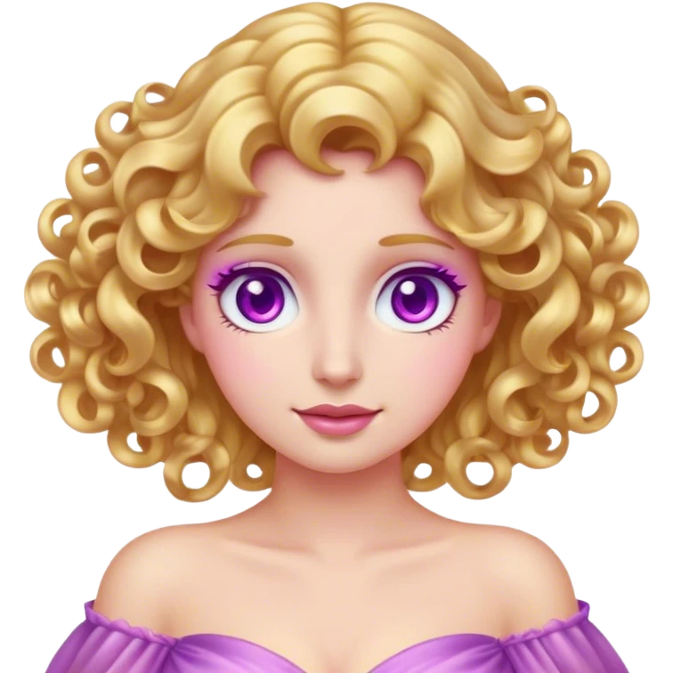 Cinematic Stunning Aurora Portrait Emoji, Ethereal in her flowing pink gown, golden curls shimmering, soft violet eyes filled with serenity, an enchanting glow surrounding her, capturing the beauty of a princess lost in a dream! emoji
