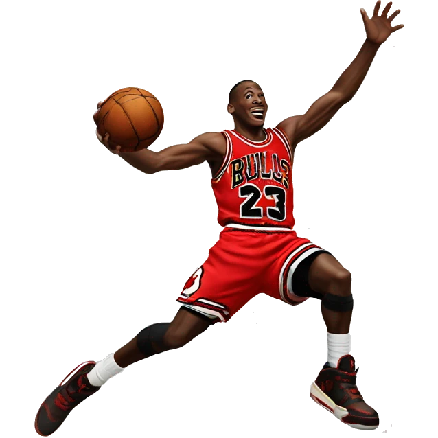Air Jordan jump man logo emoji
