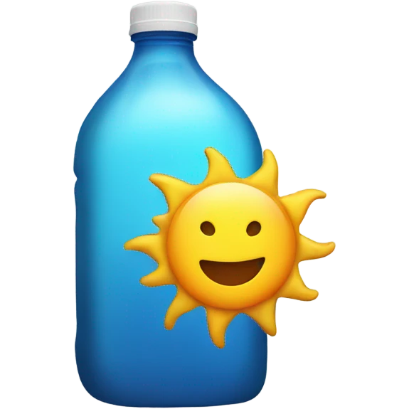 Sun water emoji