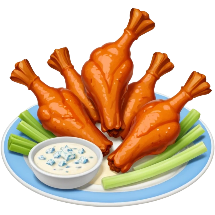 buffalo chicken wings emoji