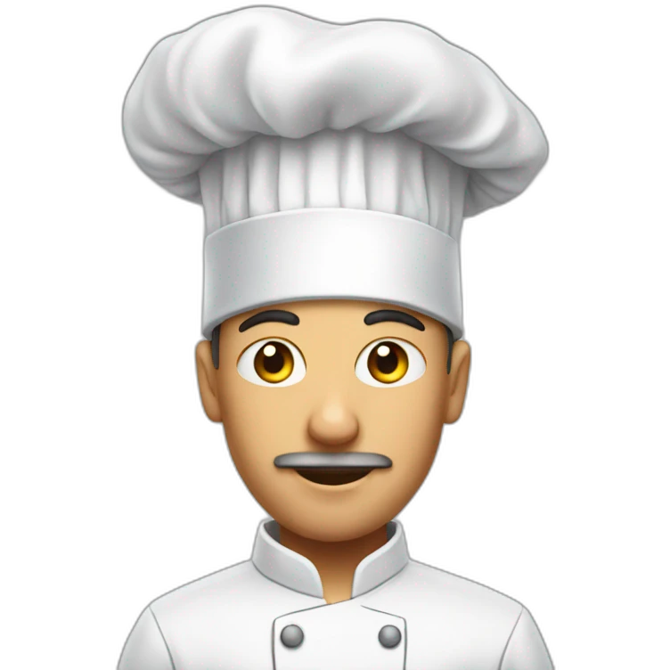 chef with rat on his head emoji