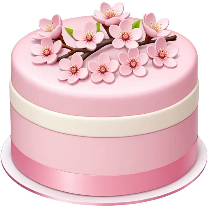 Cherry Blossom cake emoji