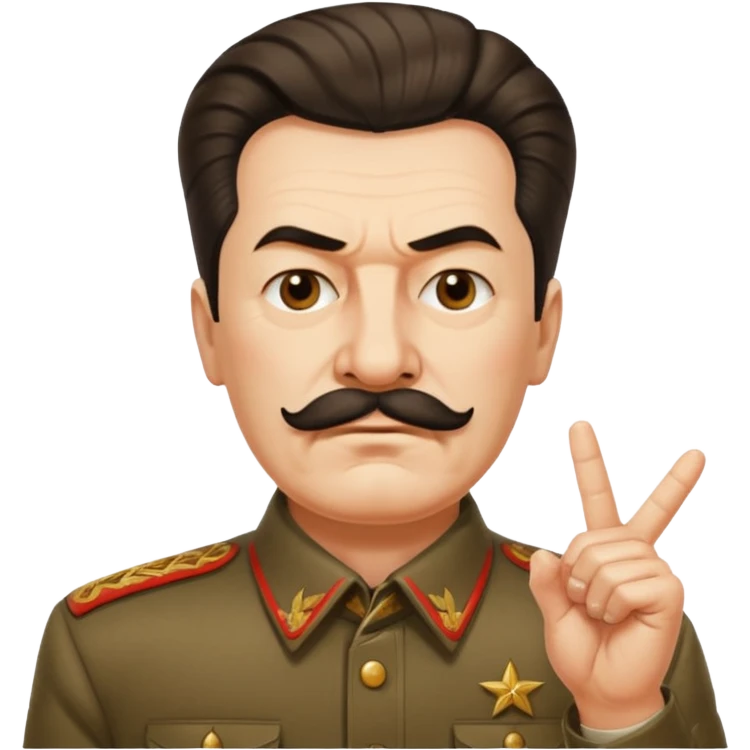 스탈린이 가운데 손가락를 날림 emoji