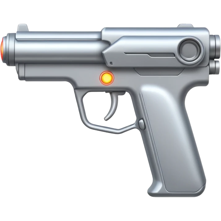 silver laser gun emoji