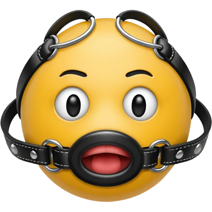Ball gag emoji