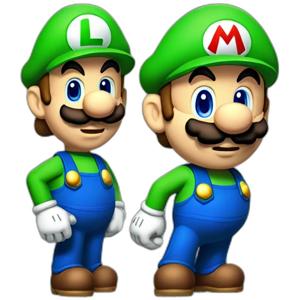 Mario and Luigi emoji