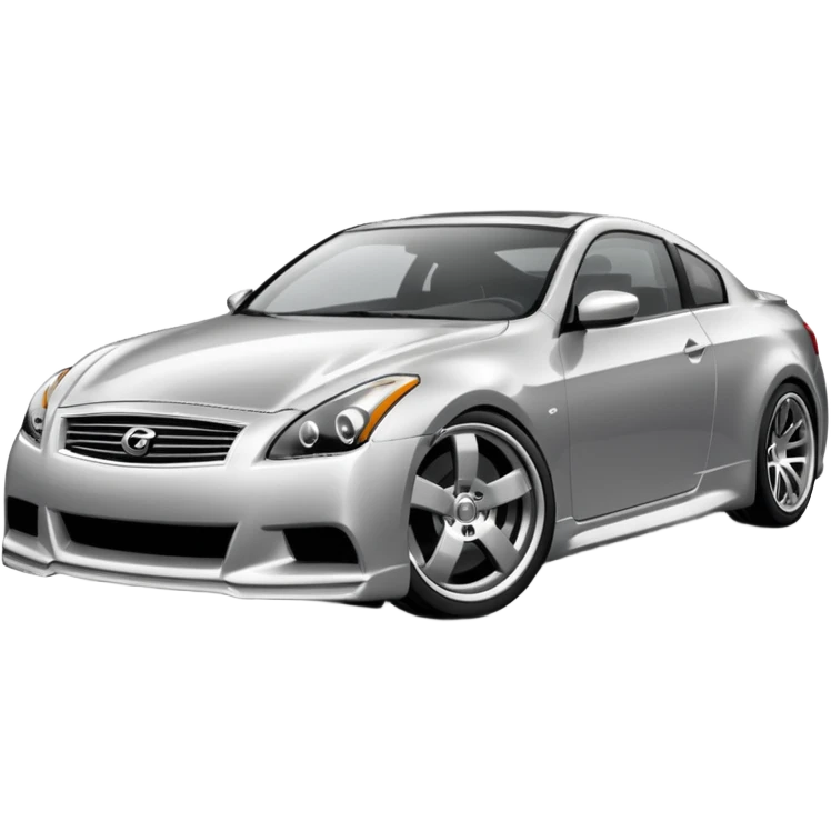 G37 coupe car lowered with mags emoji
